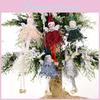 Unique Plush Girl Hanging Legs Figurine For Joyful Christmas Tree Hanging
