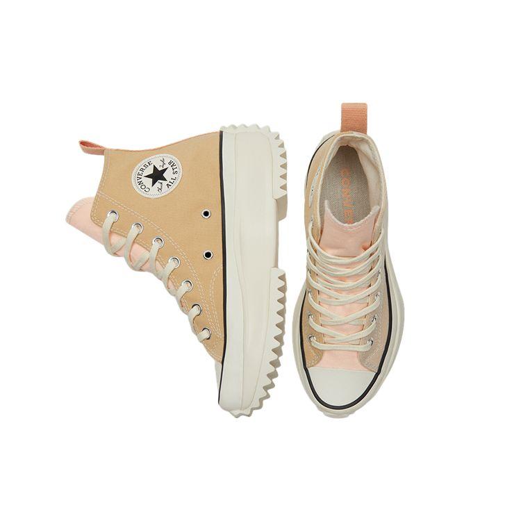 Converse Run Star Hike High Tri-Panel Unisex Sneakers Cream Farro Sesame 171121C