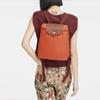 Longchamp Le Pliage Einfarbig Reißverschluss Geprägtes Logo Druckknopf Segeltuch Rucksack Damenrucksack Orange 1699089P85