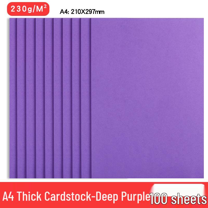 A4 Black & White Thickened Cardstock for Student & Kinder Crafts, 8K/4K/A3 Drawing Paper