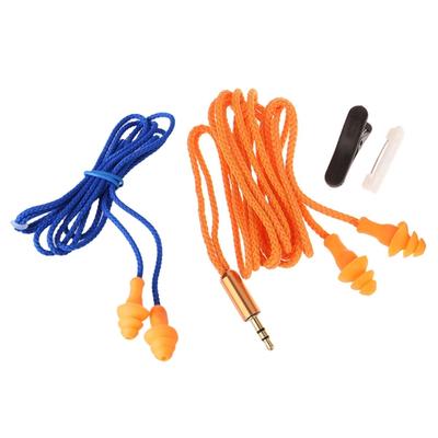 Corded Reusable Ear Plugs Ear Protective for Noise Reduction Factory Work Ear Protective Hearing Protective Ear Buds