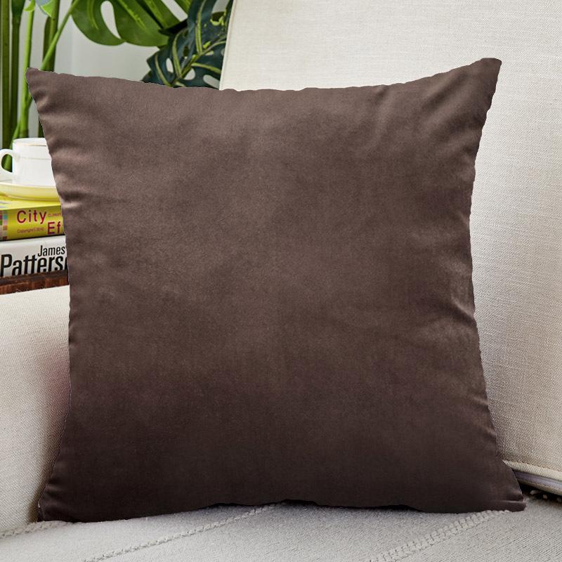 Velvet Pillowcase Cushion Cover Light Luxury Velvet Living Room Sofa Cushion Nordic Home Soft Decoration