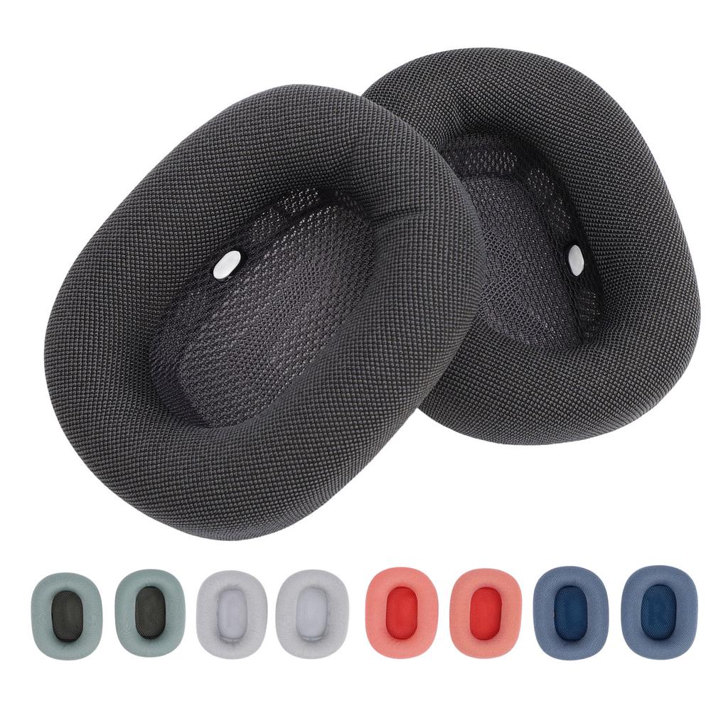 2pcs Replacement Ear Pads Cushions Headphones Earpads Ear Cups Mesh High Density Memory Foam