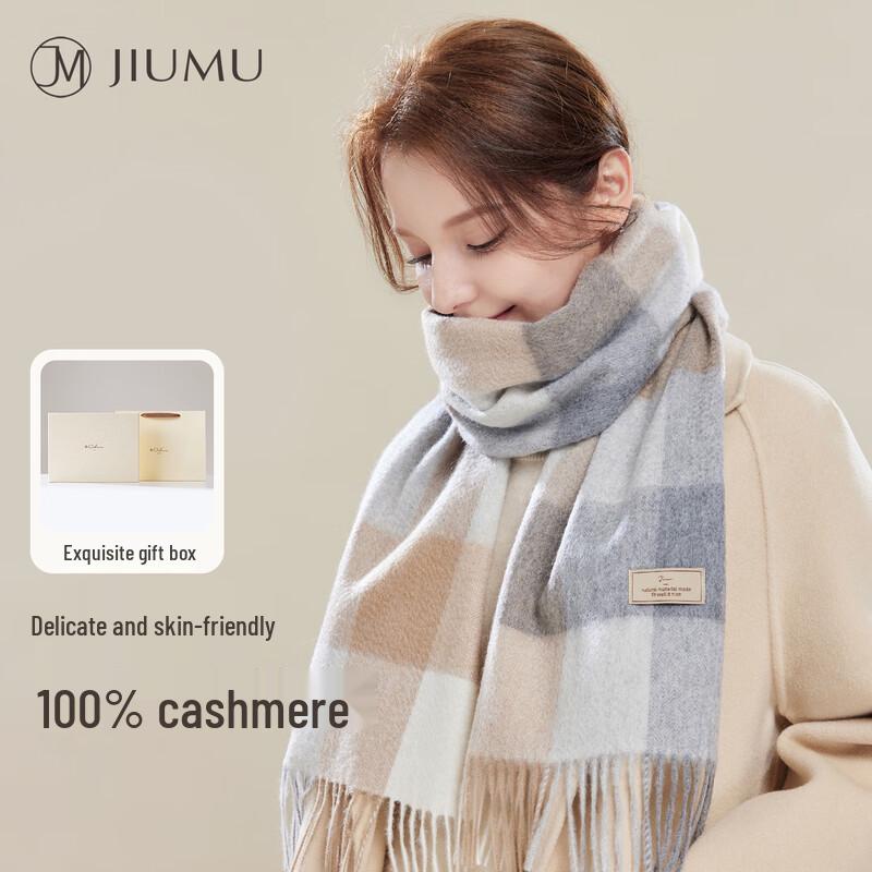 

JIUMU 100% Cashmere Women s Scarf & Shawl