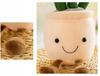 Plush Tulips In a Pot Flower Mascot Women's Day (Yellow)