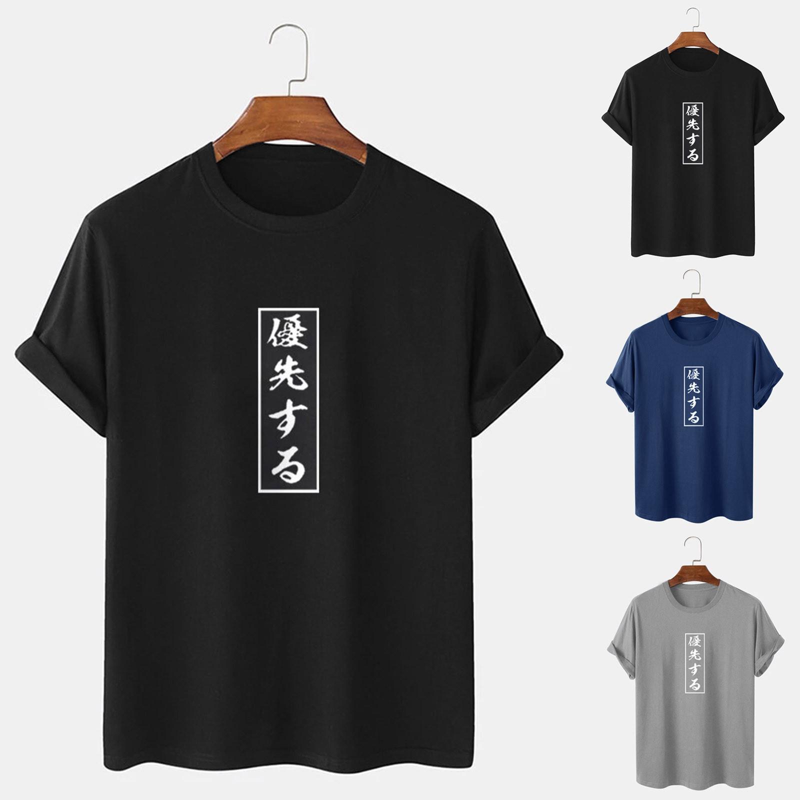 

Мужская и женская весенне-летняя повседневная тонкая футболка с короткими рукавами и принтом, верхняя блузка