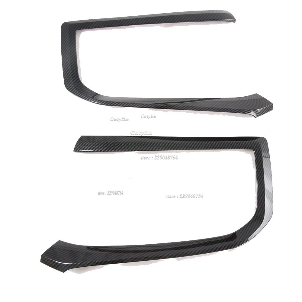 For Kia Mohave Borrego HM2 - Car Accessories ABS Black Front Head Light Headlight Lamp Cover Trim Molding Framecutylin