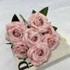 Rose Flower Artificial Wedding Hotel Restaurant Desktop Decoration Room Ornament