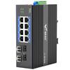 Huigu Industrial POE Fiber Optic Transceiver Switch HG800 Series