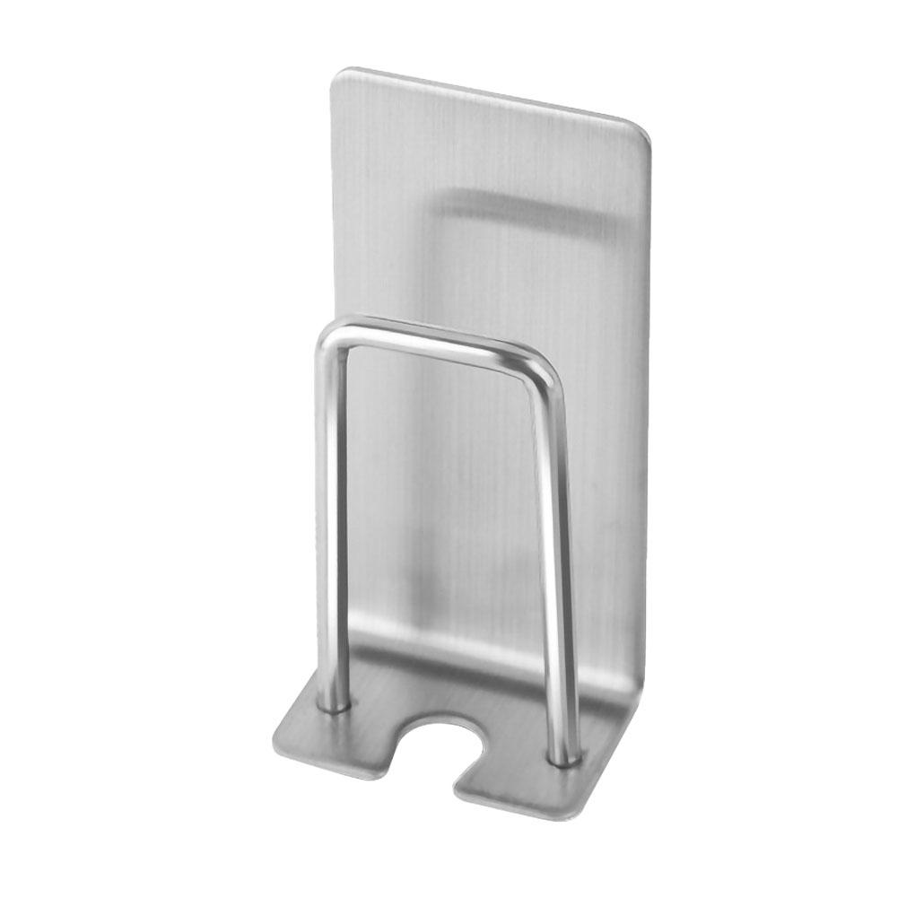 

Stainless Toothbrush Holder Wall Mounted Toothpaste Rack Bathroom Storage Organizer