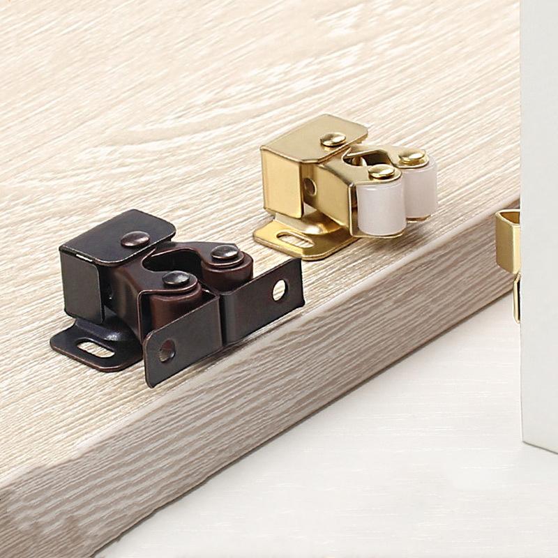 New 10-1Pack Magnet Cabinet Catches Door Stop Closer Stoppers Damper Buffer For Wardrobe Hardware Furniture Fittings Accessories