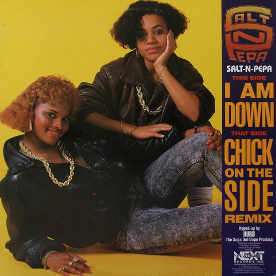 12inch Record SALT 'N' PEPA - I Am Down / Chick On The Side NP50071 Next Plateau Re 1987 US Rap & Hip-Hop/R&B Used