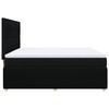 Box Spring Bed with Mattress Black 180 x 200 cm Fabric