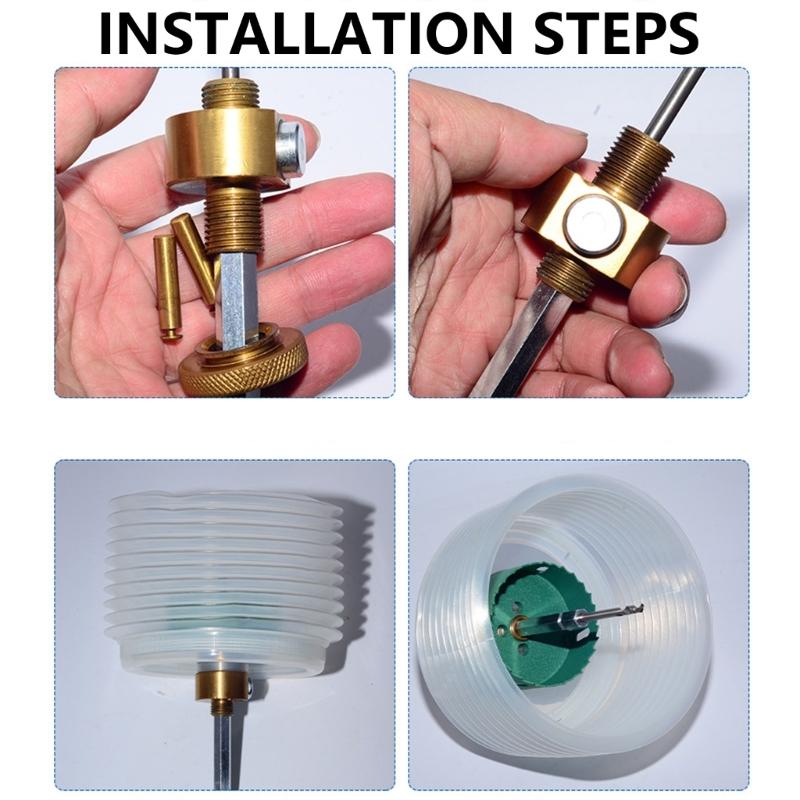 Hole Drill Bit Metal Drill Bit Hole Opener Quick Hole Opener Connecting Rod Suitable for Professional Industrial Use