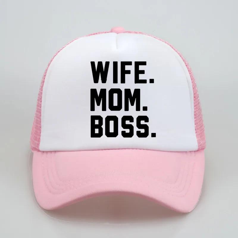 WIFE MOM BOSS cap Casual Funny Baseball cap Hipster Summer cool hip hop streetwear snapback hats