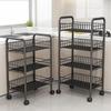 4-Tier Carbon Steel Rolling Storage Cart