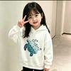 Latest Trendy Children's Hooded Sweatshirt with Niche High-quality Cartoon Prints. Fall and Winter Hooded Sports Shirt.