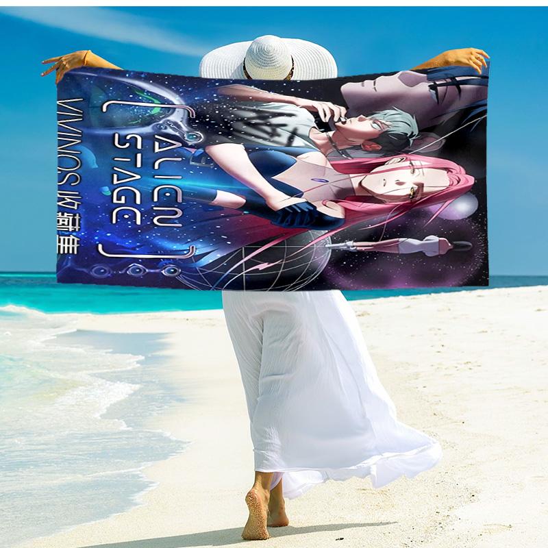 1pc Dark Fantasy Battle Scene beach towel,quick drying absorbent beach towel,outdoor sports swimming beach towel,Soft and comfortable Y73010