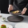 High-End European Western Food Plate Steak Plate Flat Plate Household Ceramic Tableware Hotel Restaurant Light Luxury Plate Special Dish