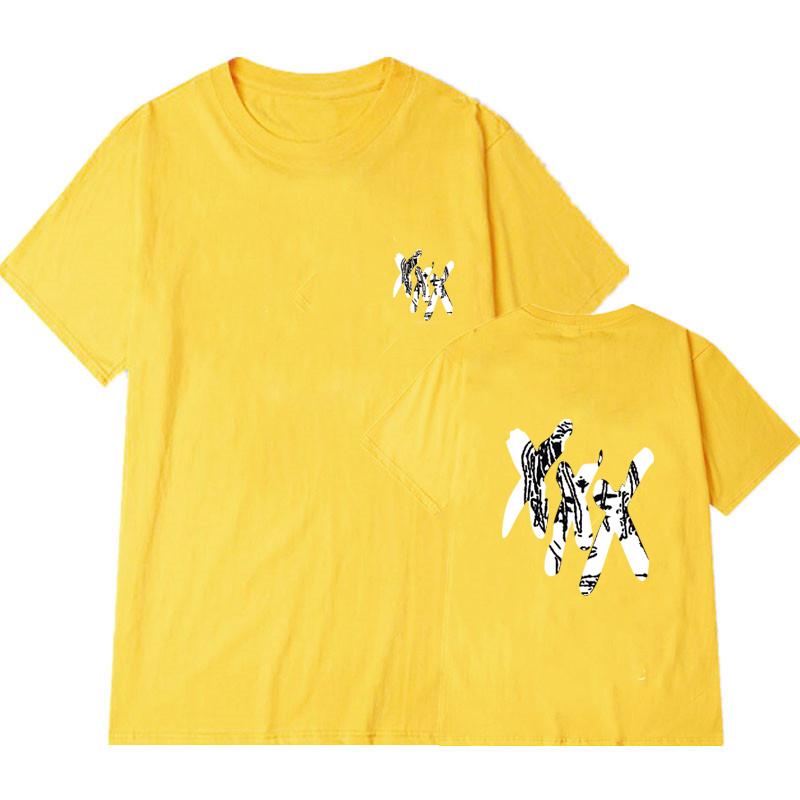 Nyhet REVENGE T-shirt Unisex Sommar Högkvalitativ T-shirt Casual O-ringad T-shirt Manlig Rappare Stjärna Unisex Eller Dam Topp T-shirts
