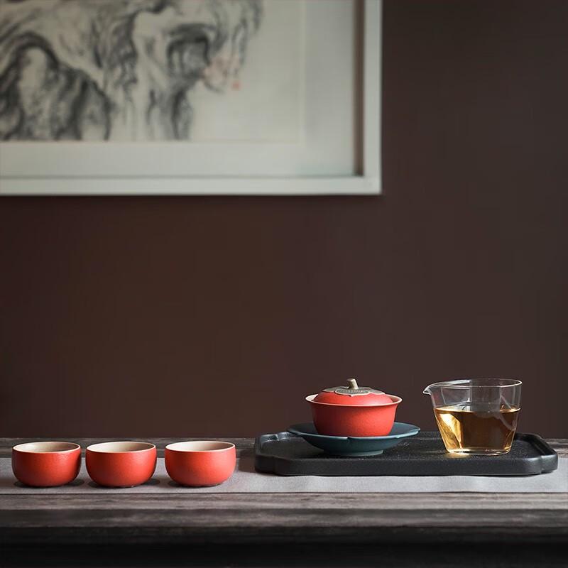 Edenus  Everything Goes Well  Ceramic Gaiwan Tea Set