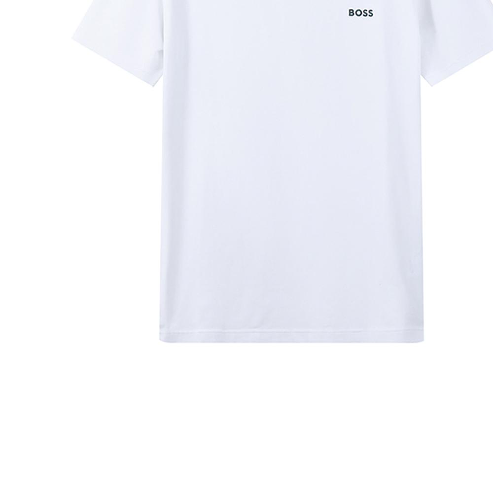 Hugo Boss Logo-embroidered Crew Neck T-shirt 50469605-101