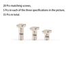 Assorted Screw Nut Eyeglasses Repairing Set Hand Held Replacement Screwdriver Professional Repair Kit Nose Pad Universal Fit