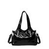 Fashion PU Zipper Casual Shoulder Bags Advanced Sense Large Capacity Underarm Bag 2026 New Versatile Concise Commute Tote Bag