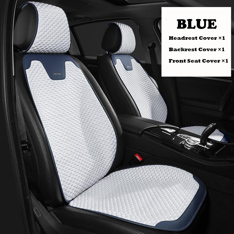 2023 NEW Real Silk Car Seat Cover Front Seat Protector Universal Summer Anti Dirty Non Slip Cushion Auto Interior