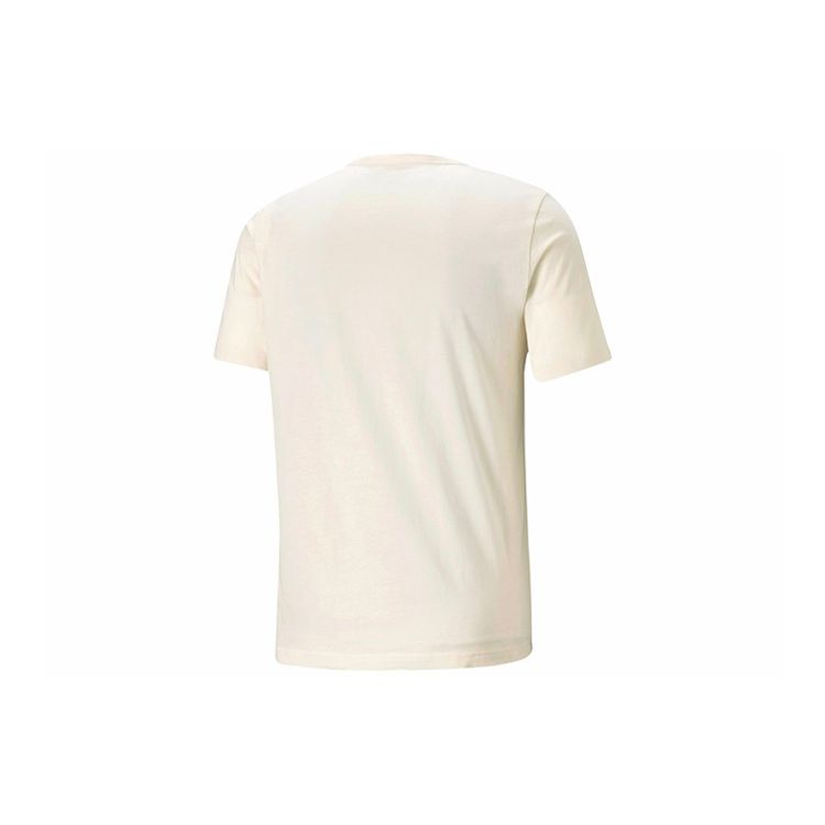 Puma Ess+ Embroidered Brand Logo Casual Breathable Round Neck Short Sleeve T-Shirt Men T-Shirts Beige 845923-99