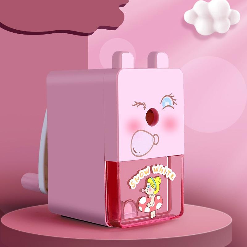 Cartoon Mechanische Bleistift Spitzer Auto Fütterung Manuelle Spitzer Kinder Geschenk Schreibwaren Schule