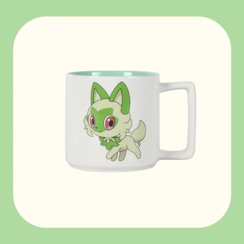 SHUNXIANG Pokémon Licensed Ceramic Mugs Anime-themed Milk Oat Cups Cartoon Quaxly Coffee Mugs Home Breakfast Drinking Utensils