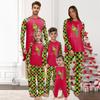 Christmas Prints Family Matching Long Sleeve Tops+Pants Set Family Matching Sets