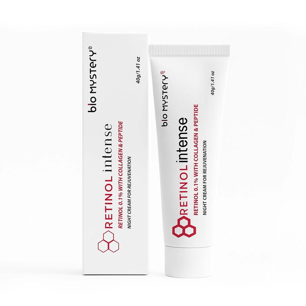 Bio Mystery Retinol 0.1 Intensivcreme Mit Kollagen & Peptid (40 Gramm / 1,41 Unzen)