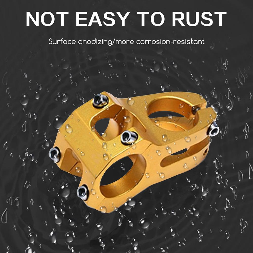 Bike Handlebar Stem,Aluminum Mountain Bike Handlebar Handlebar Stem,Easy Installation Secure Clamping For Road Mountain Bike