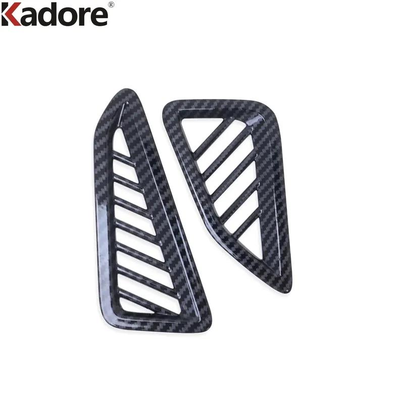 Car Front Upper Air Condition Vent Outlet Cover Trim For Toyota Corolla Cross - 2024 Carbon Fiber Interior Accessories