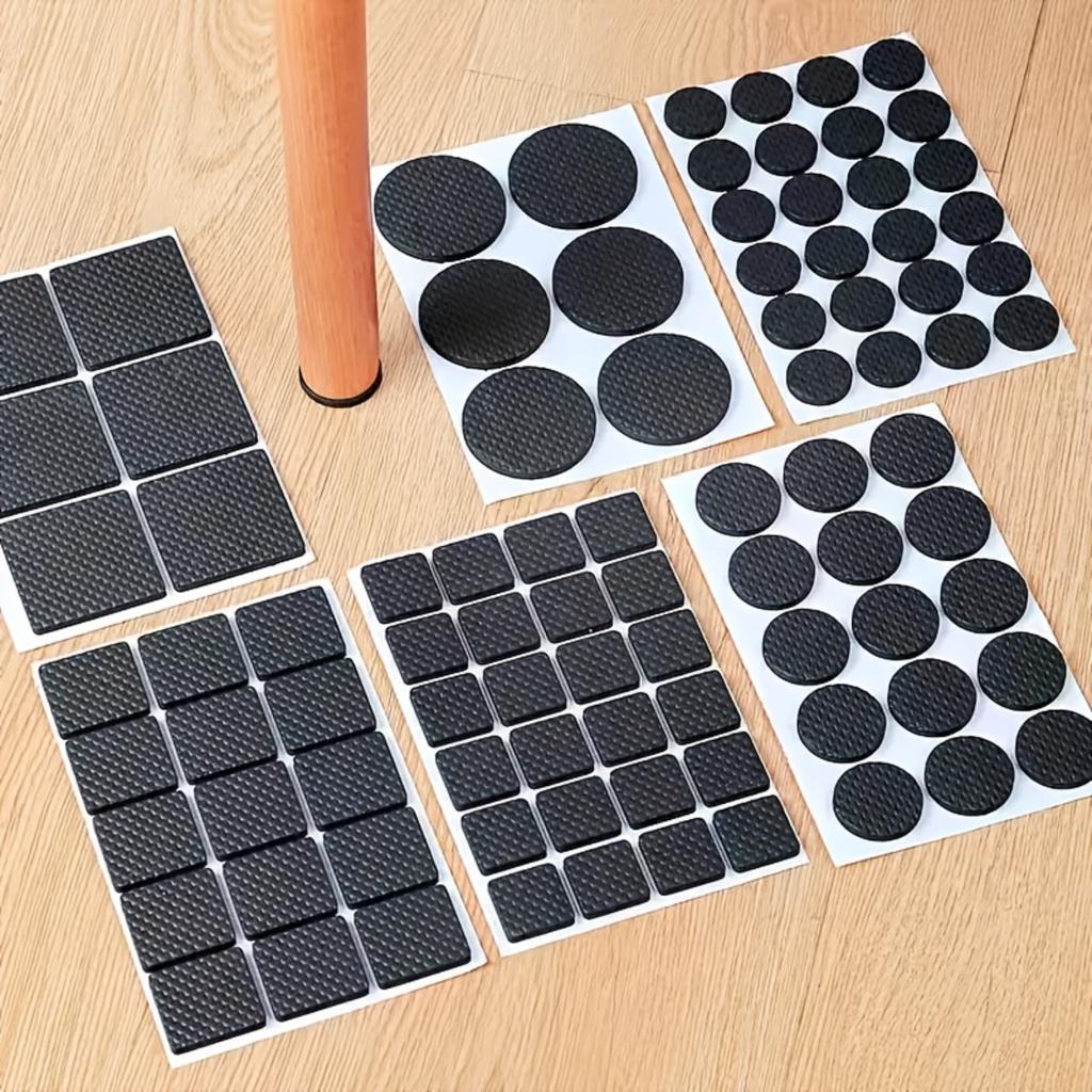 Multi Functional Self-adhesive Furniture Foot Pad, Can Be Cut and Scratch Resistant Floor Protection Pad, Durable Anti Slip Chair Legs, Table Legs
