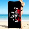 1Pc Slipknot Heavy Metal Band Beach Towel Quick Dry Multiuse For Beach Pool Gym Yoga Home Travel Christmas Halloween Xmas Gift Q1105