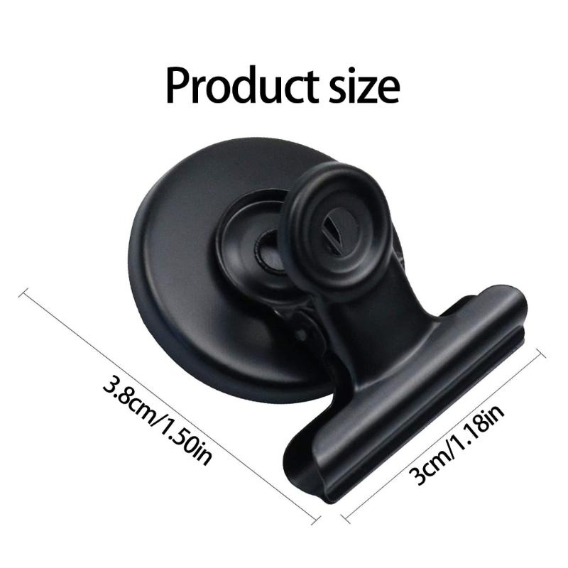 Pack of 12 Colorful Magnetic Clips for Fridge Office Whiteboard Memos Photo Note Paper Organizers Holders Magnets Decors