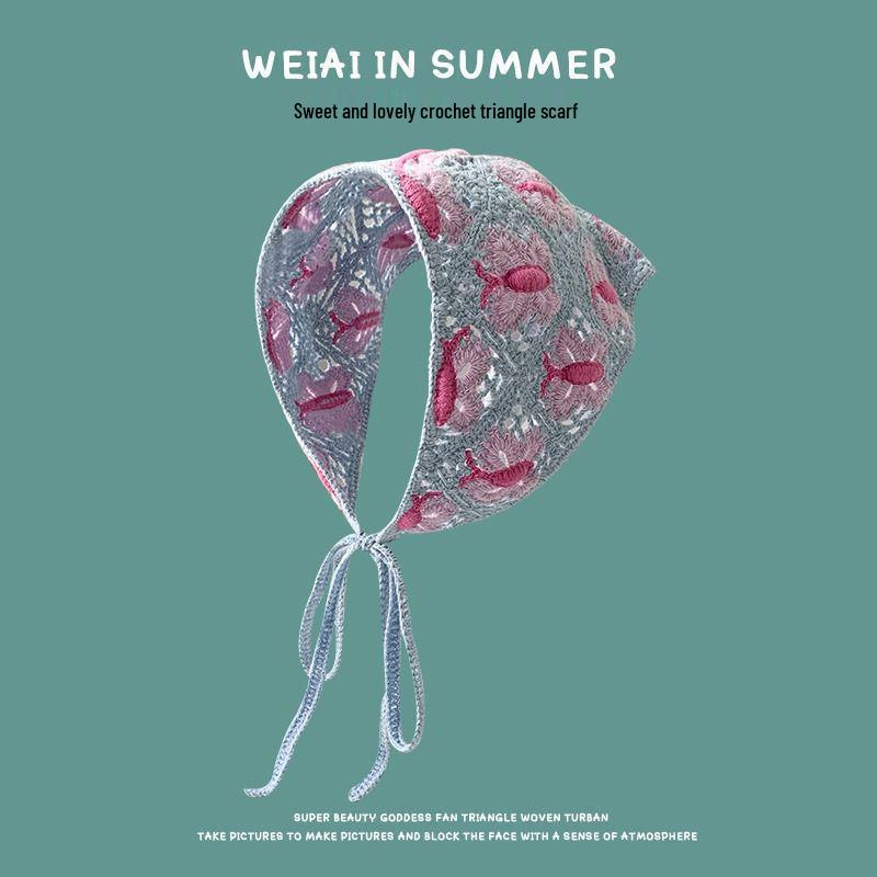 Foulard Floreale Retrò Francese Pastorale: Elastico per Capelli Dolce, Femminile e Artistico