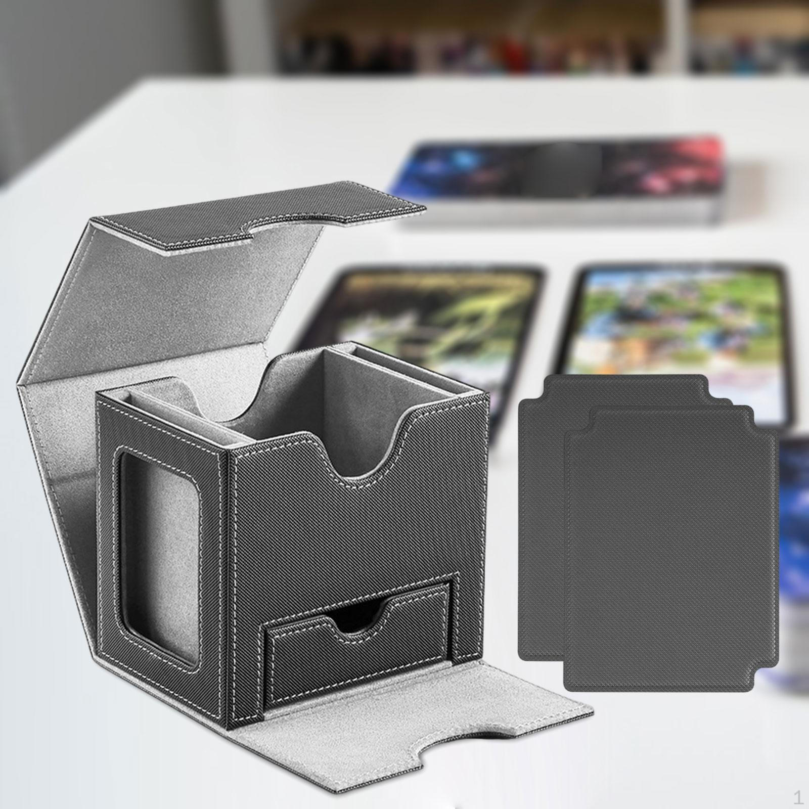 

Тримач футляра для колоди карток Вміщує понад 100 карток Аксесуари Багатофункціональний інтер’єр із штучної шкіри червоного кольору Grey Interior