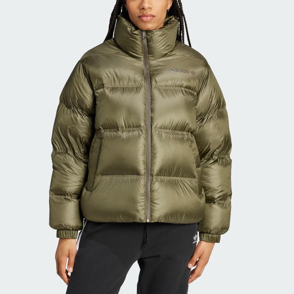 Adidas Originals Premium Pertex Down Puffer Jacket Women Jackets Olive-Green IW5868