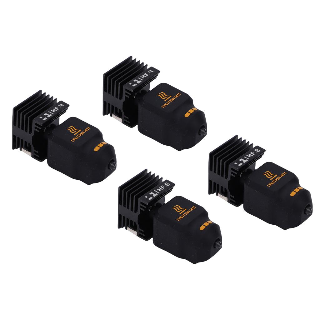 4ks Hotend Kit Náhradní díl pro 3D tiskárnu Bambu Lab P2S H2D H2S H2C 0,4 0,4 0,6 0,8MM Vysokoprůtoková sada Hotend s