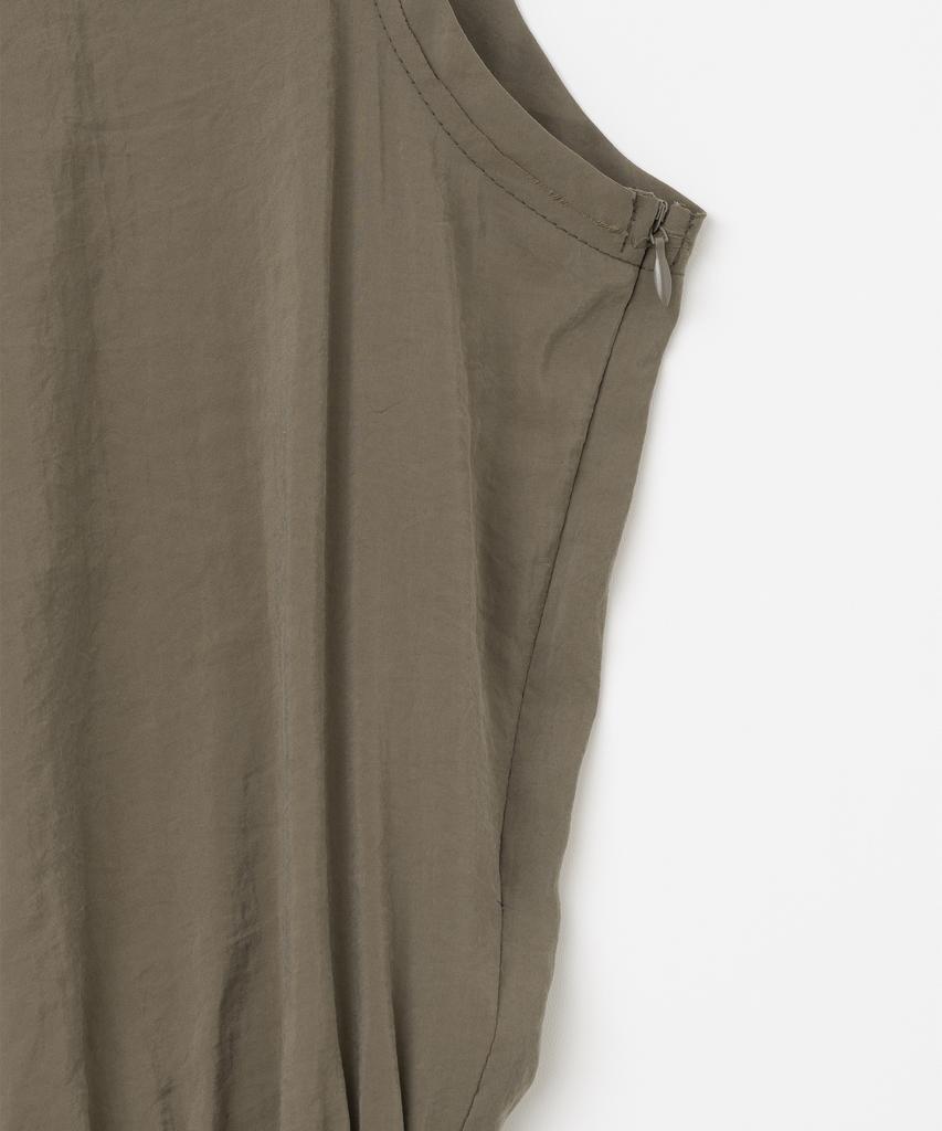 Milo Woman Smoke Asymmetric Midi Dress [Brown]