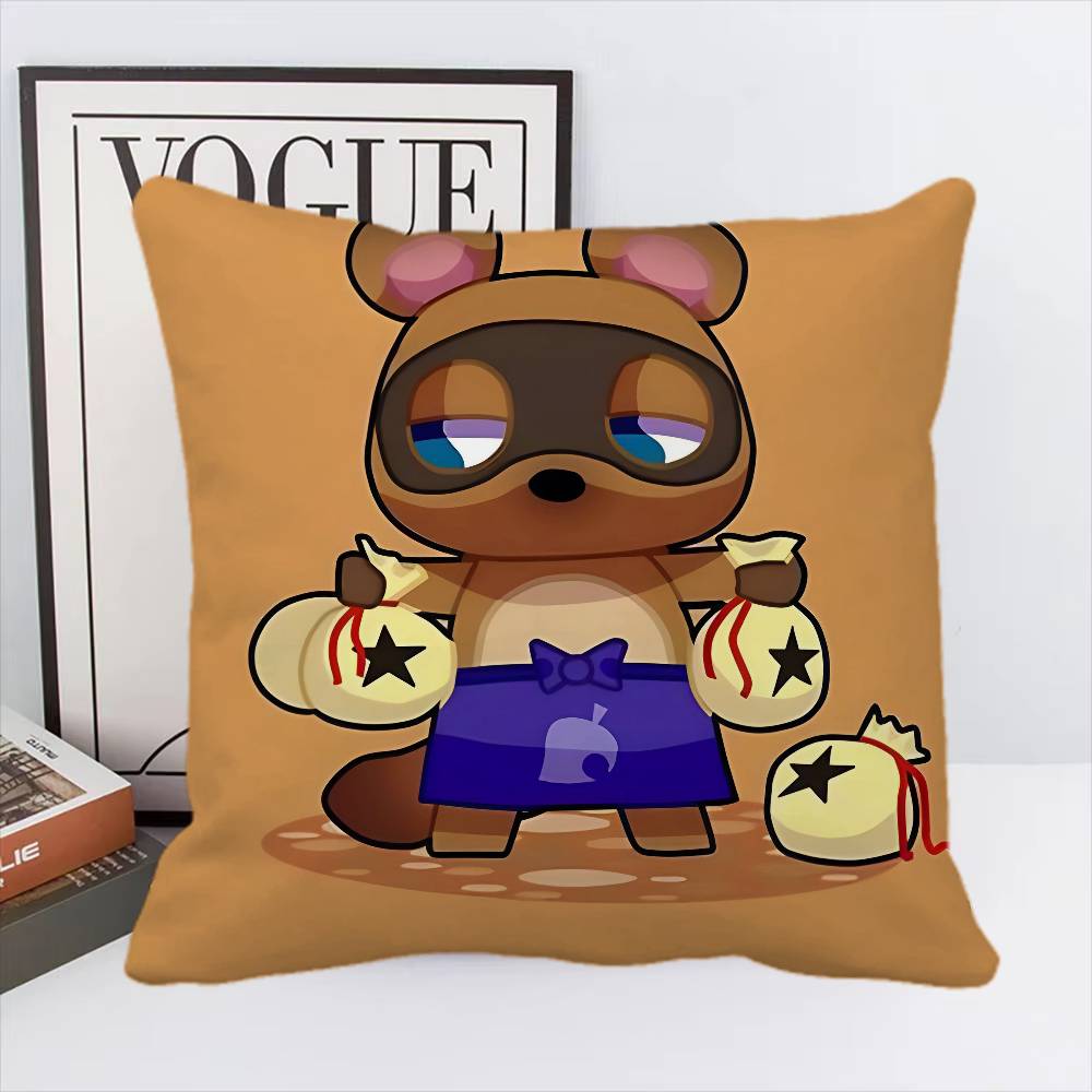 Game A-Animal C-Crossings Pillow Case Square Pillow Bedroom Sofa Leisure Comfort Cushion Home Decoration
