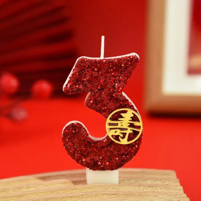 

Birthday Number Candles Set for Cake Decoration Long Lasting Wax Material Safe to Use Suitable for Various Celebrations and Events One Size