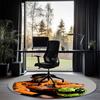 Lando Norris Printed Round Rug Carpet Chair Rug Area Rug Entryway Doormats,for Office Chair Living Room Bedroom Kitchen Room.