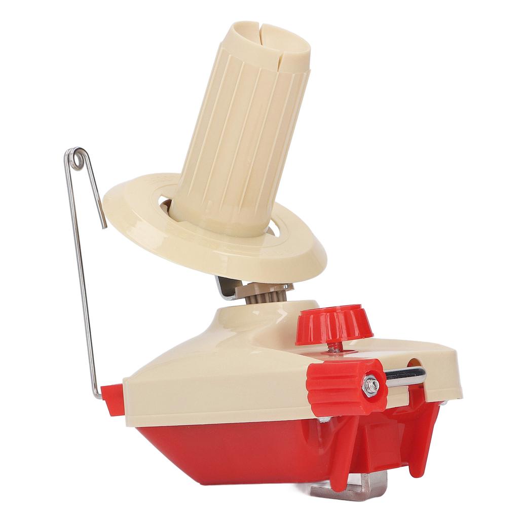 Yarn Winder with Yarn Scissors 2 Plastic Needle Adjustable Desk Clip Low Noise Easy Installation