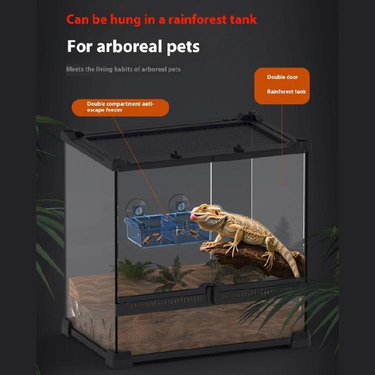 Suction Cup Reptiles Feeders, Reptiles Feeding Food Water Bowl Escape Proof Worms Dish Geckos Feeders Coloretto Bowl