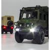 1/32 Scale Benz Unimog Alloy Model Car with Sound and Light, Pull Back Car Model for Kids Toys Party Gifts Collectible